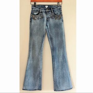 Vintage caché boot cut jeans